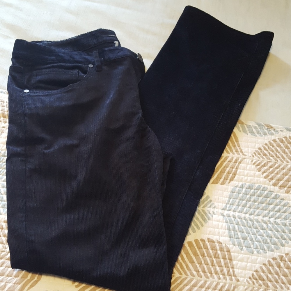 Elie Tahari navy corduroy